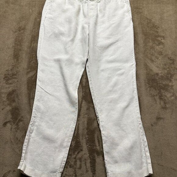 H&M Women’s Linen-Blend Pants – Light Beige – Size L - Picture 2 of 9